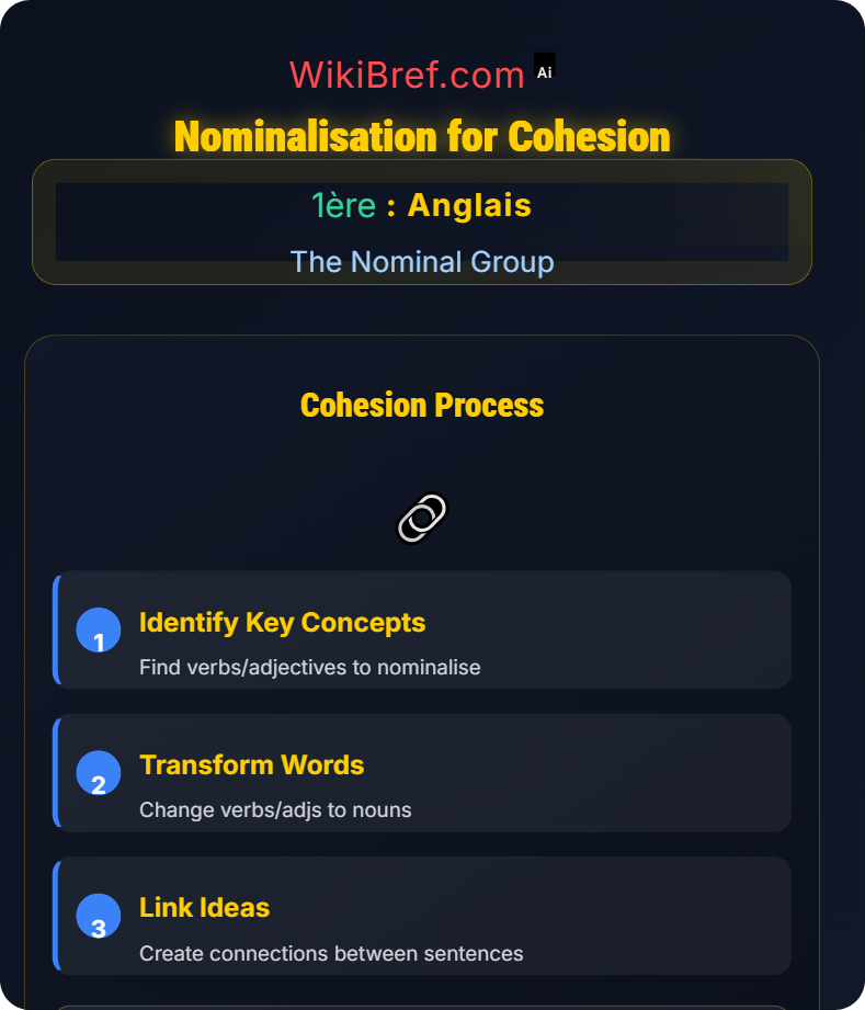 Nominalisation and Abstract Nouns The Nominal Group