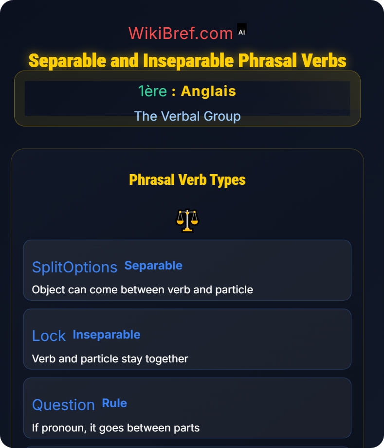 Phrasal Verbs and Collocations The Verbal Group