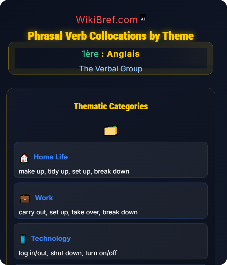 Phrasal Verbs and Collocations The Verbal Group