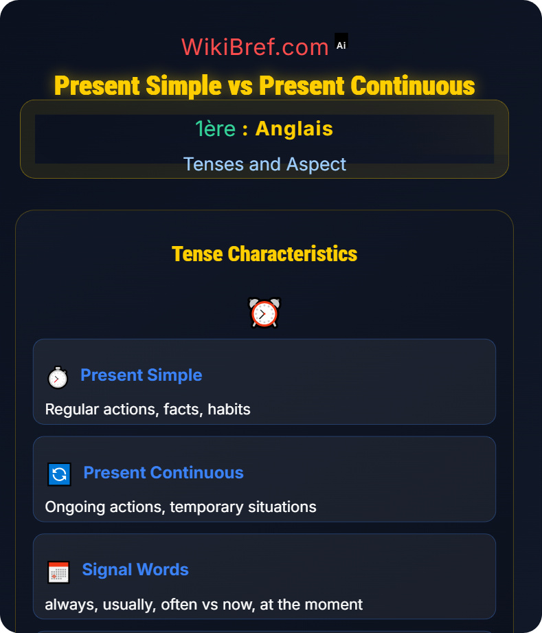 Simple and Continuous Forms Tenses and Aspect