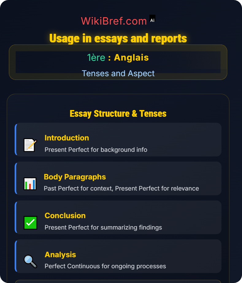 Perfect and Perfect Continuous Tenses and Aspect