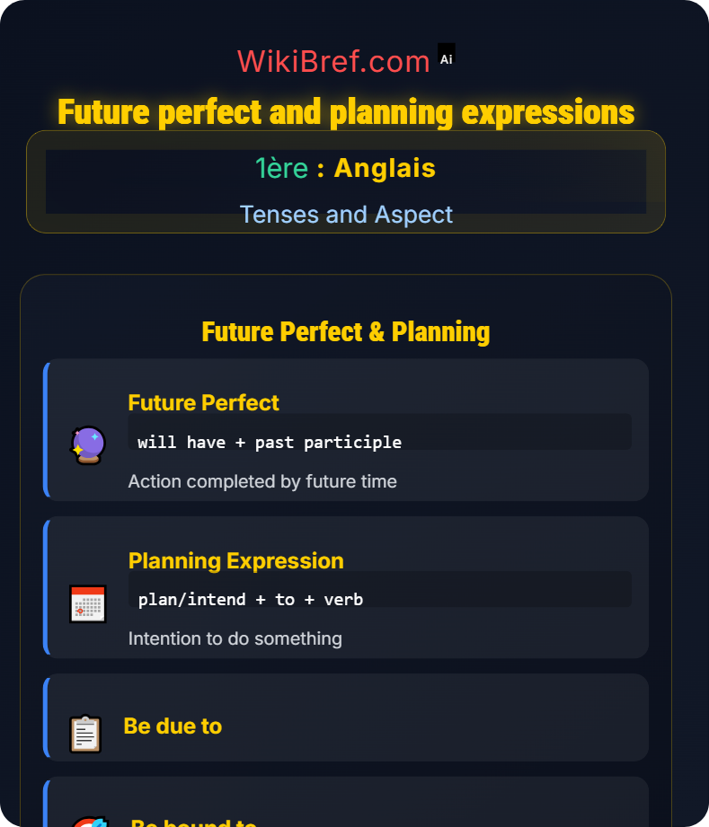 Future and Conditional Forms Tenses and Aspect