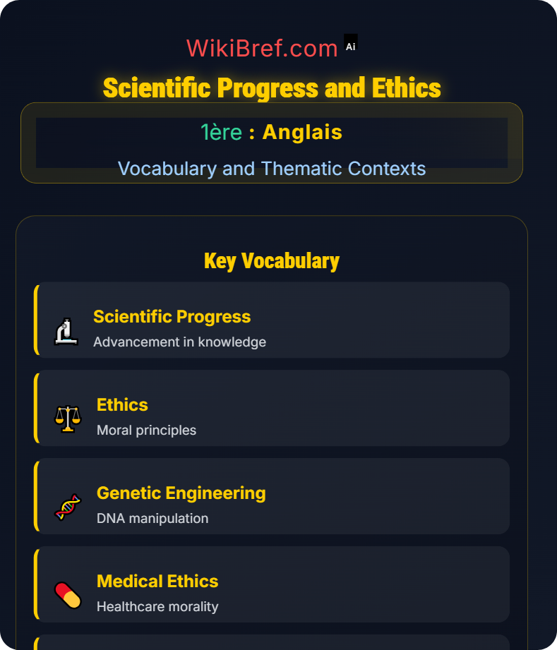 Innovation and Responsibility Vocabulary and Thematic Contexts