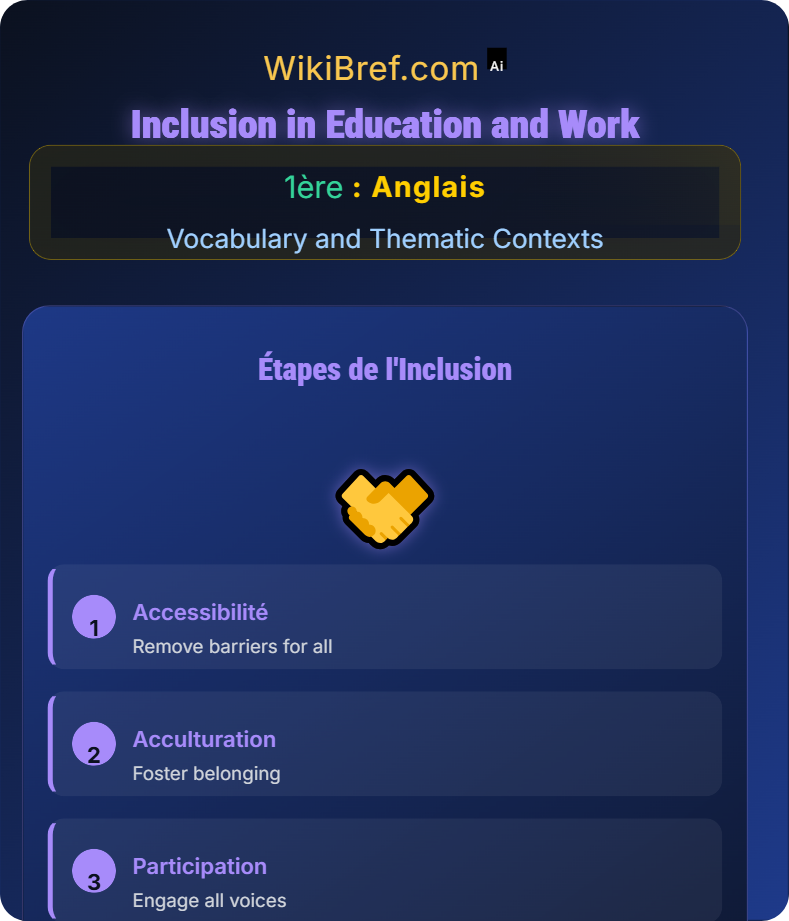 Diversity and Inclusion Vocabulary and Thematic Contexts