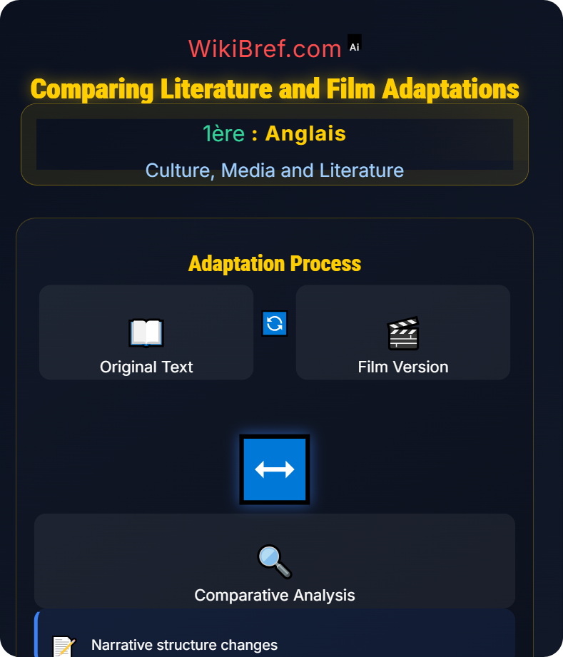 English Literature and Film Culture, Media and Literature