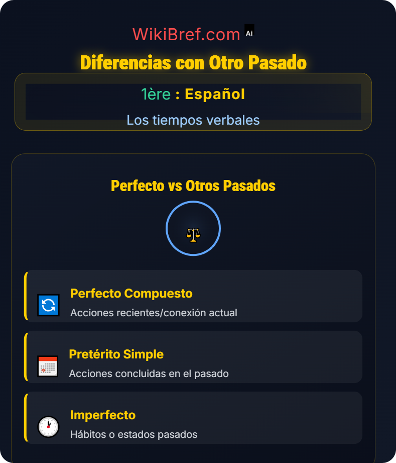 El pretérito perfecto y compuesto Los tiempos verbales