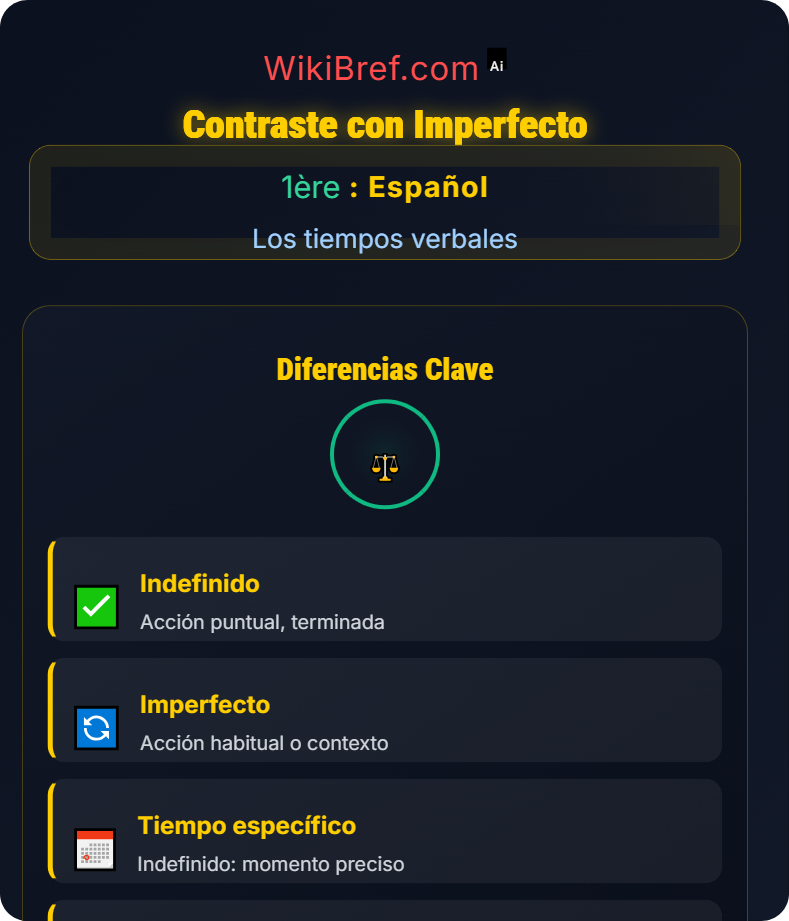 El pretérito indefinido Los tiempos verbales