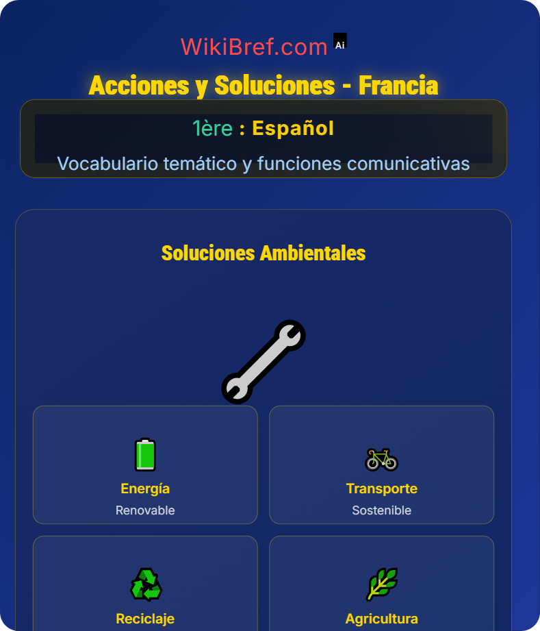 Medio ambiente y sostenibilidad Vocabulario temático y funciones comunicativas