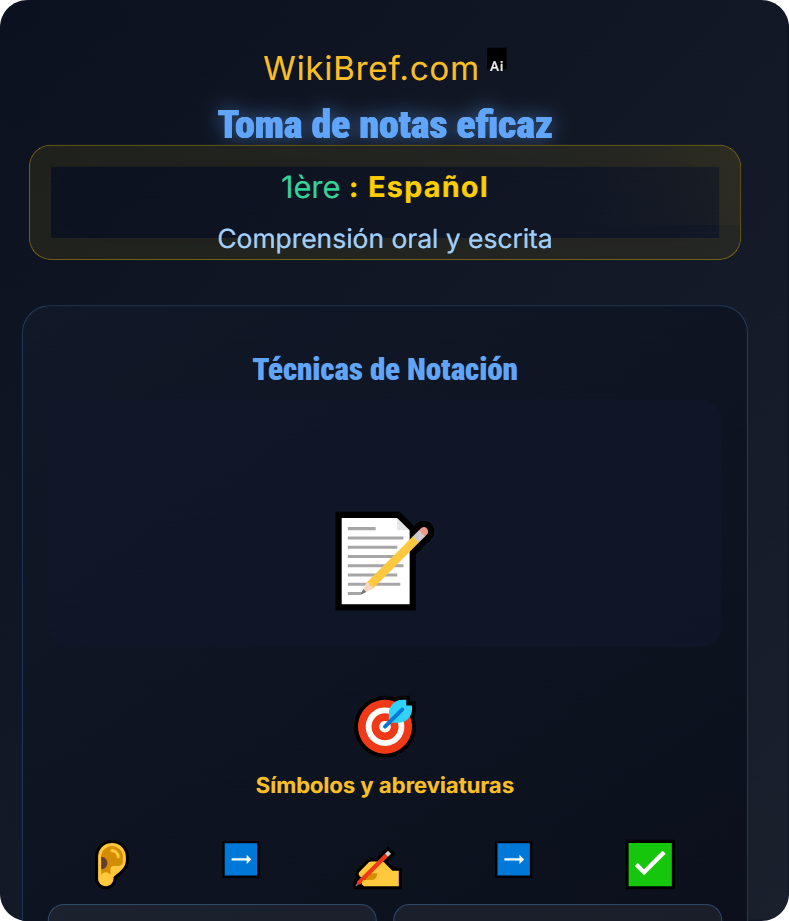 Comprensión oral Comprensión oral y escrita