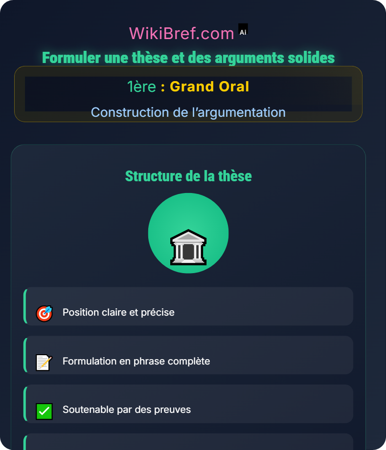 Méthodologie de l’argumentation Construction de l’argumentation