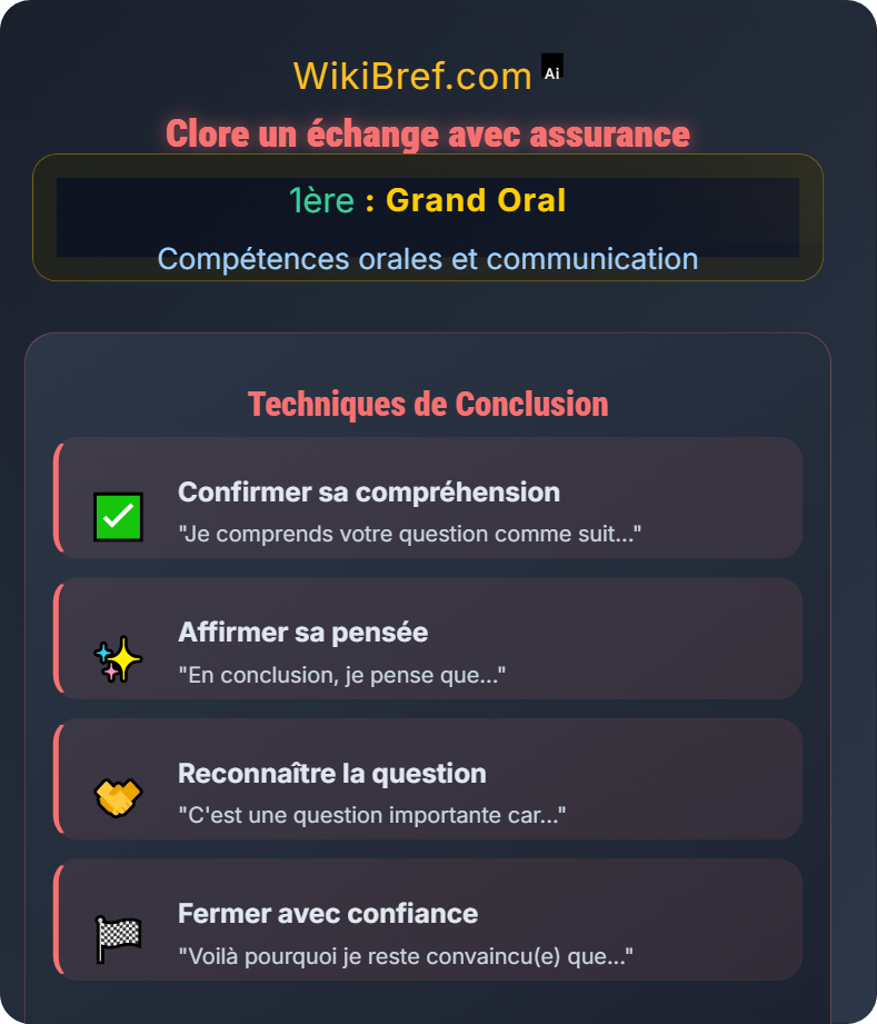 Interaction avec le jury Compétences orales et communication