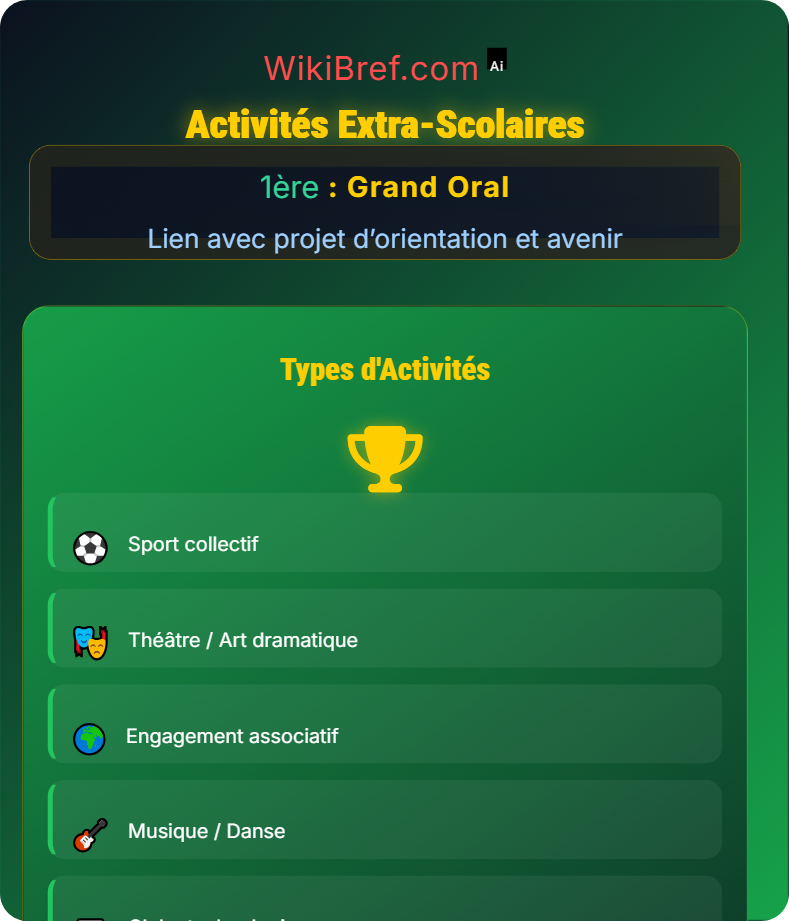 Présentation des activités et expériences Lien avec projet d’orientation et avenir