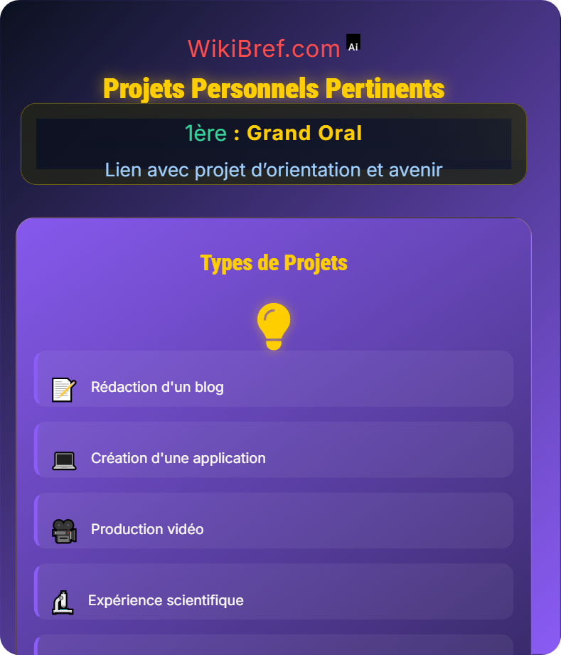 Présentation des activités et expériences Lien avec projet d’orientation et avenir