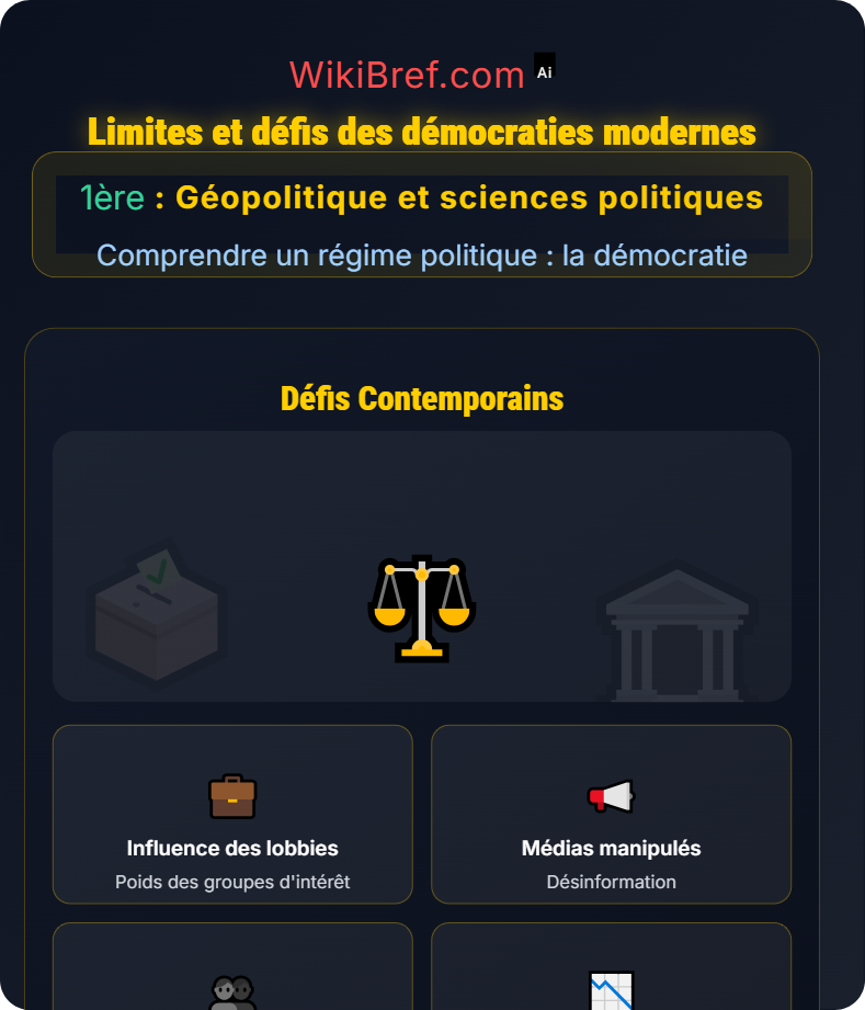 Fondements de la démocratie Comprendre un régime politique : la démocratie