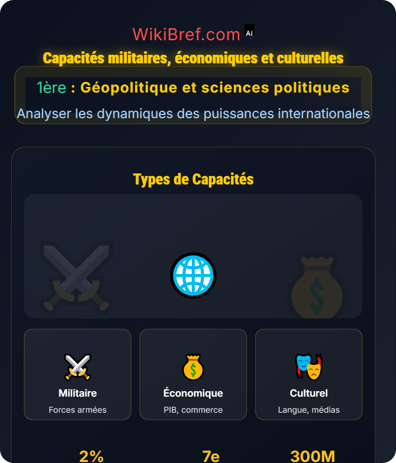 Concepts de puissance Analyser les dynamiques des puissances internationales