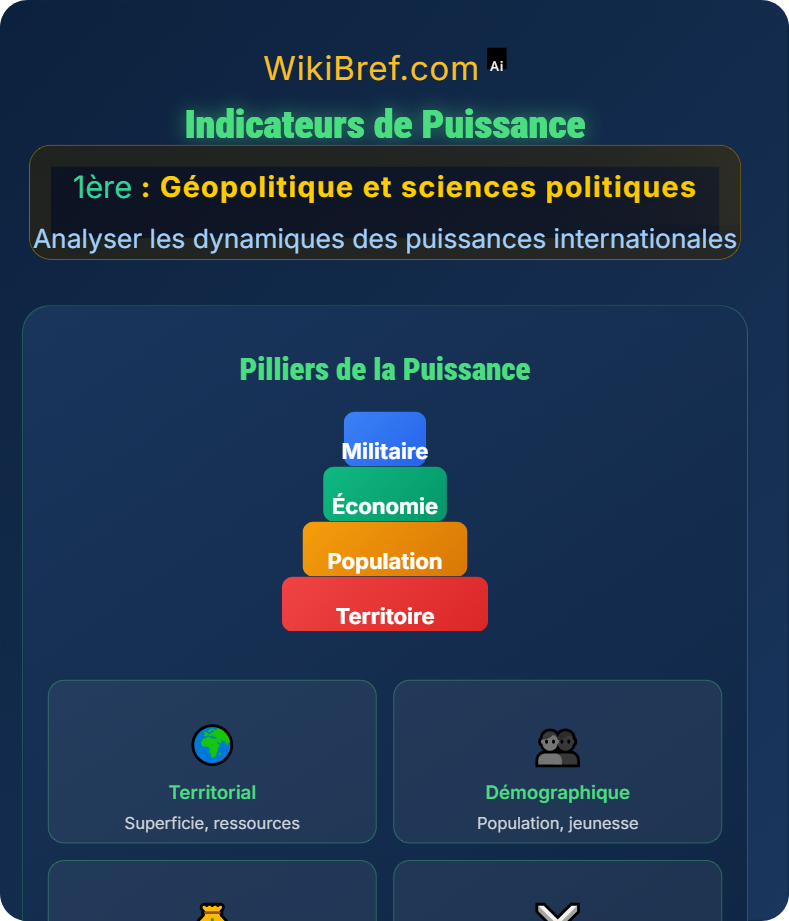 Concepts de puissance Analyser les dynamiques des puissances internationales
