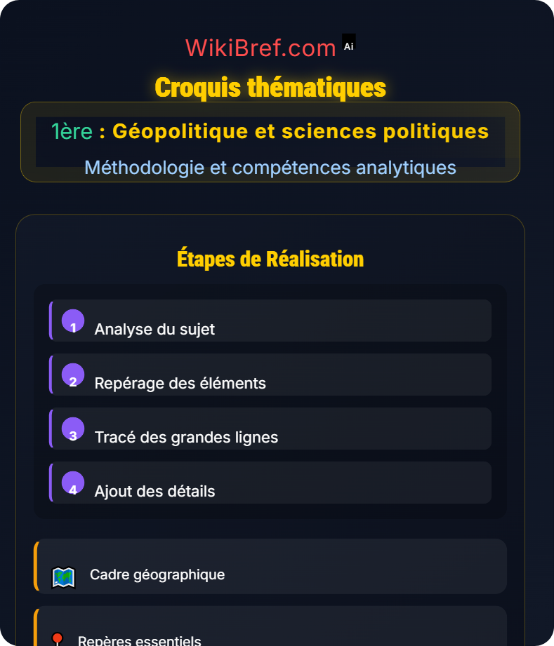 Réalisation et interprétation de cartes Méthodologie et compétences analytiques