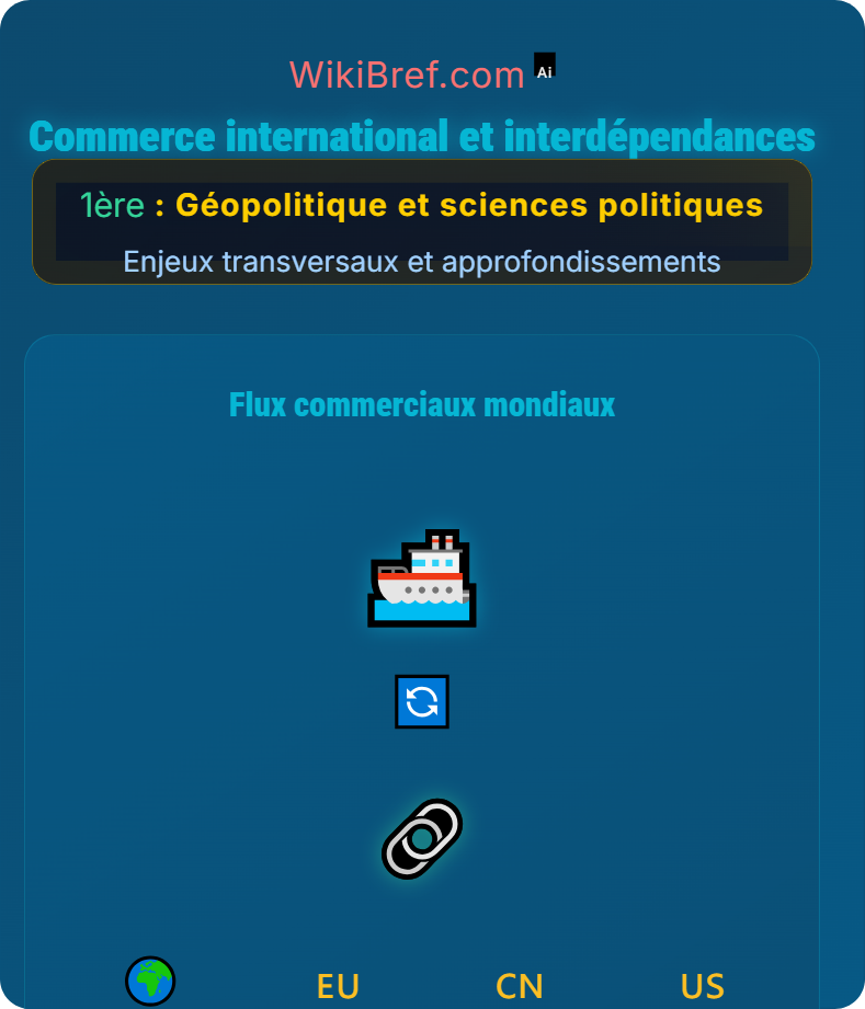Géopolitique économique mondiale Enjeux transversaux et approfondissements