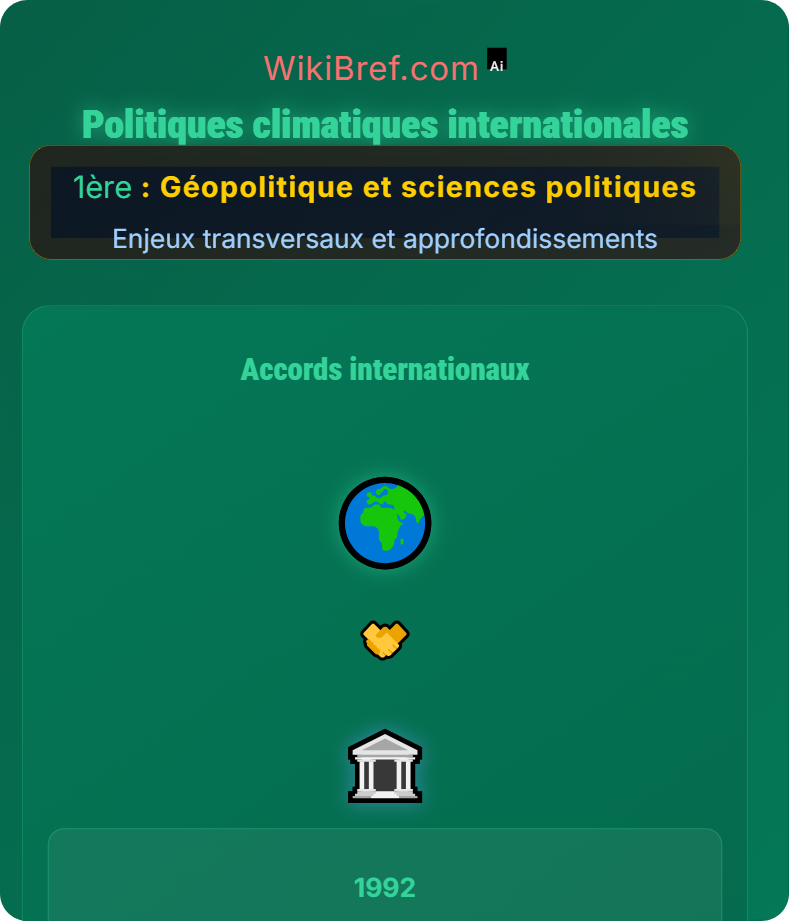 Environnement et politique Enjeux transversaux et approfondissements
