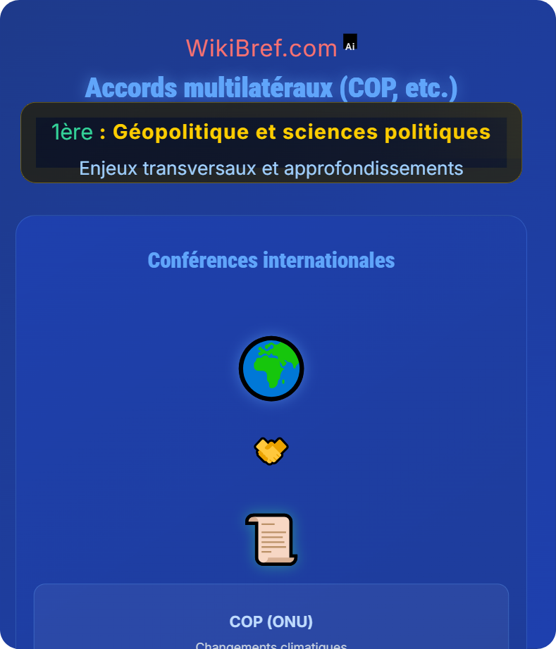 Environnement et politique Enjeux transversaux et approfondissements