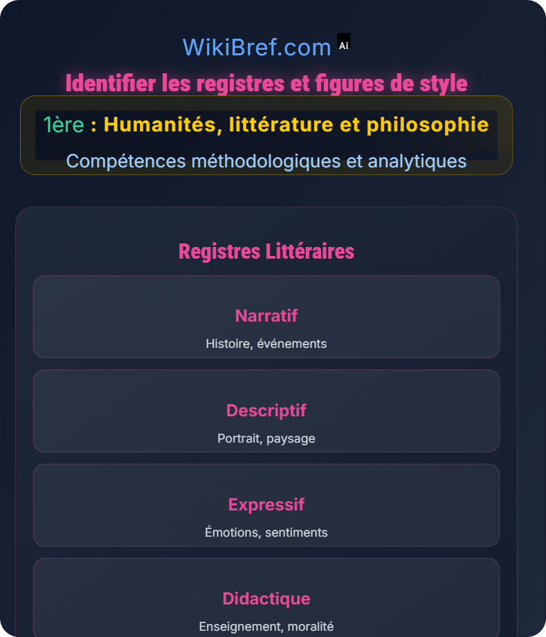 Analyser un texte littéraire Compétences méthodologiques et analytiques