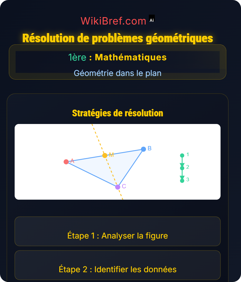 Géométrie repérée et transformations Géométrie dans le plan