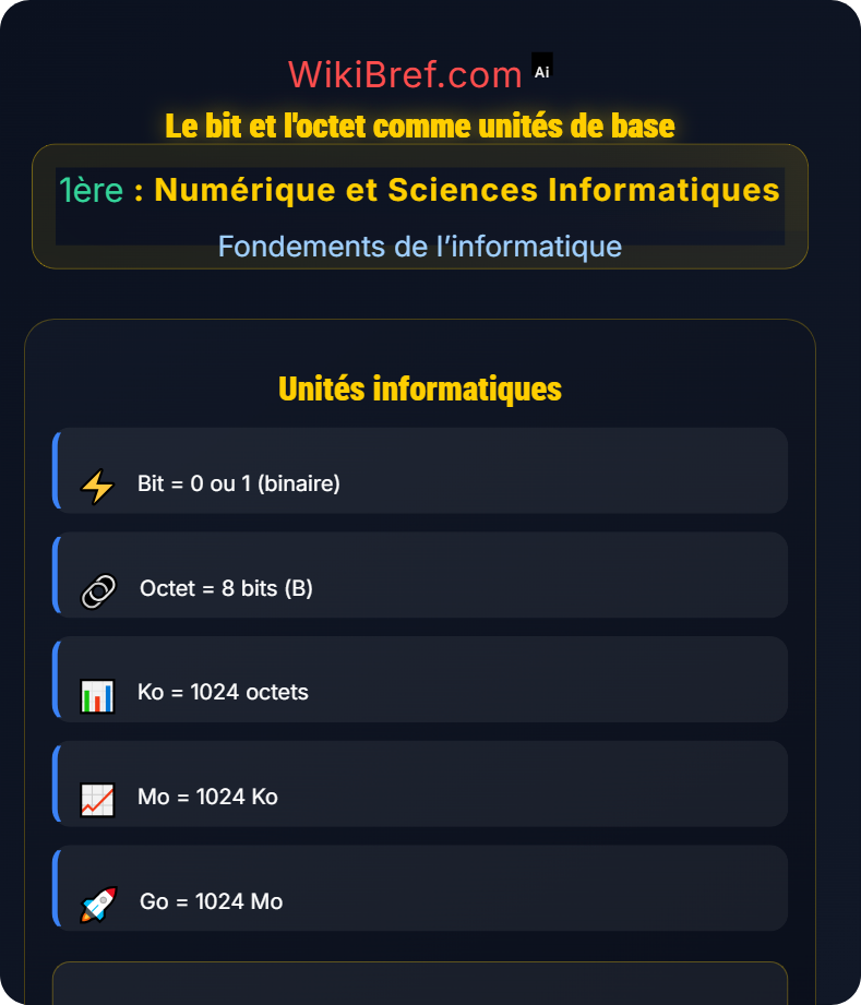 Architecture des ordinateurs Fondements de l’informatique