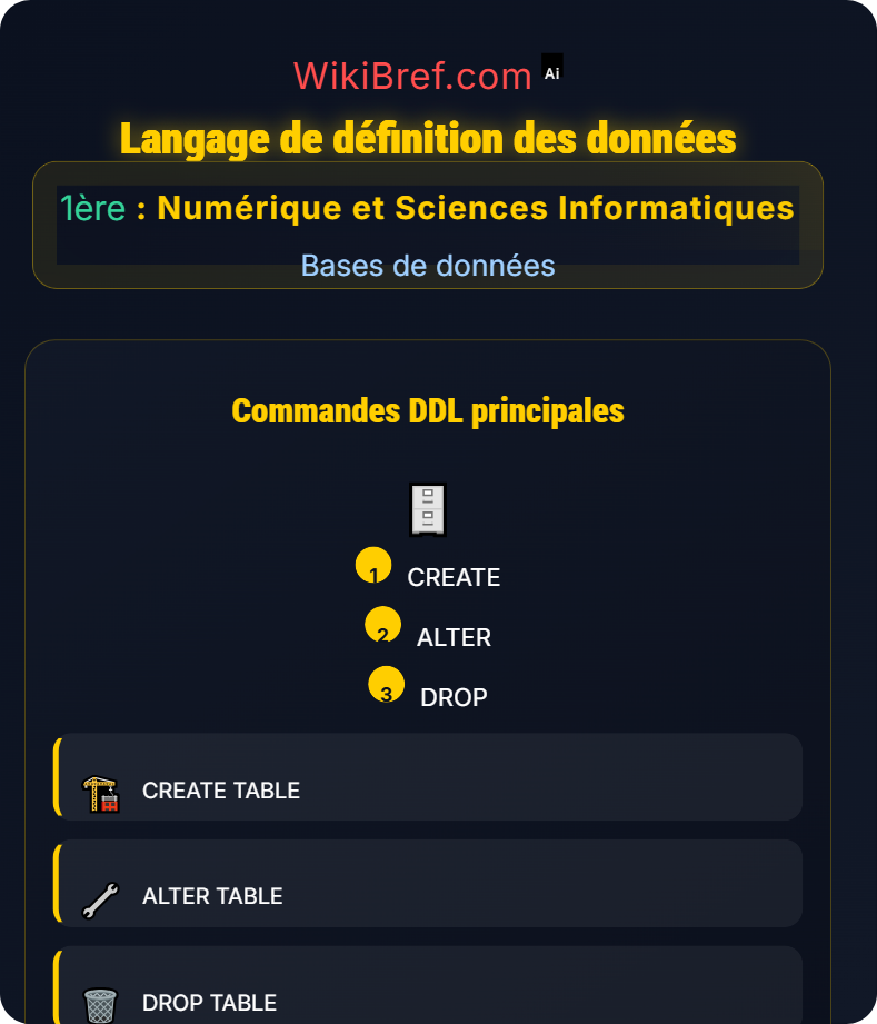 Concepts fondamentaux Bases de données
