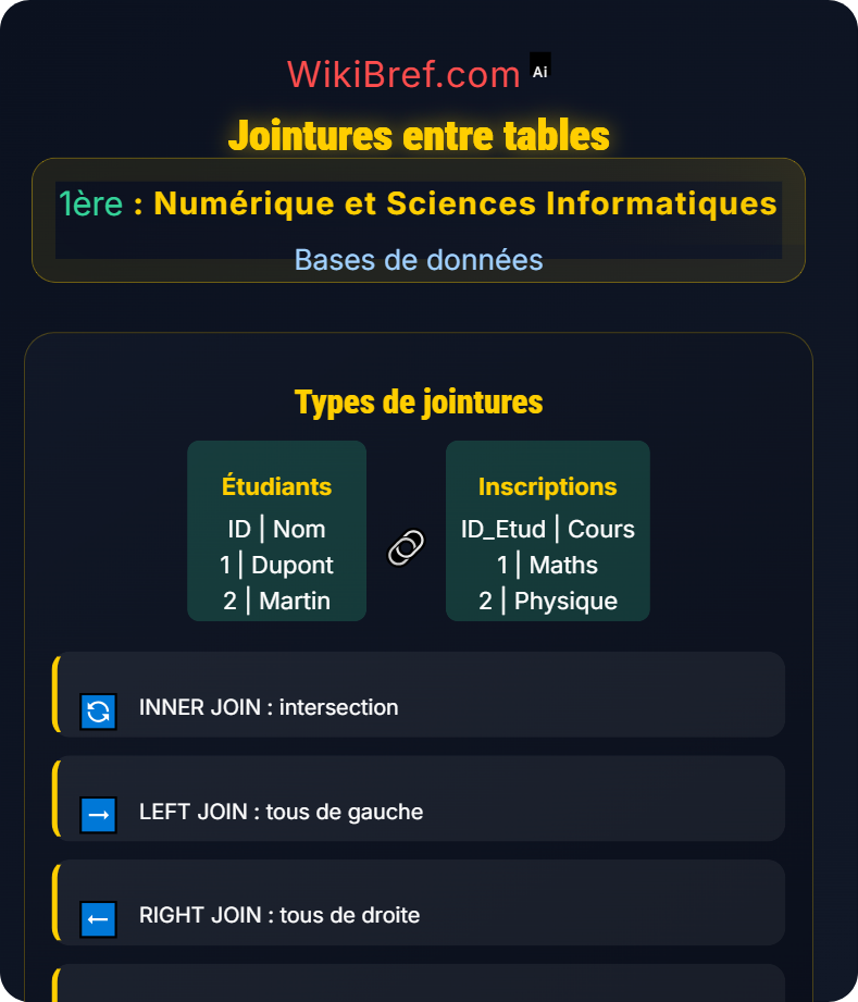 Interrogation et manipulation Bases de données
