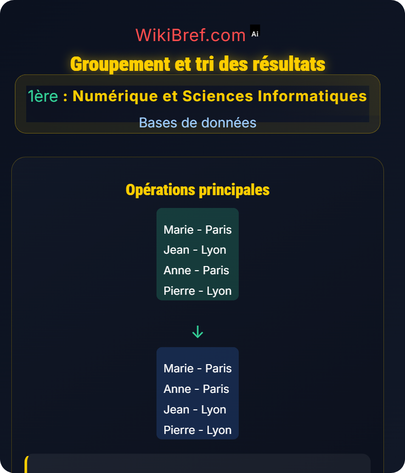Interrogation et manipulation Bases de données