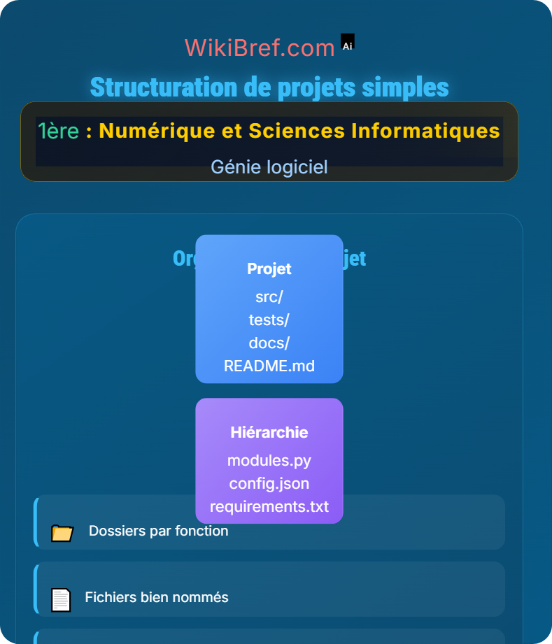 Structure du code Génie logiciel
