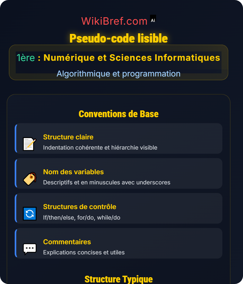 Notions de base d’algorithmique Algorithmique et programmation