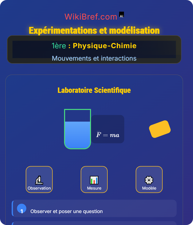 Forces et lois dynamiques Mouvements et interactions