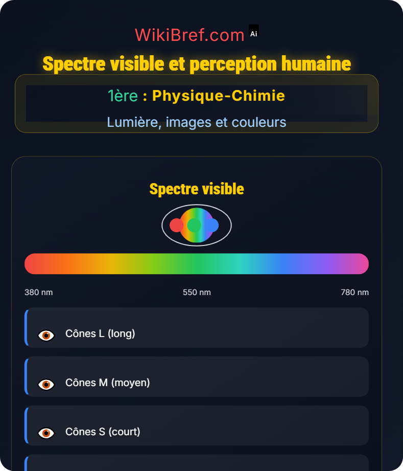 Couleurs et perception Lumière, images et couleurs