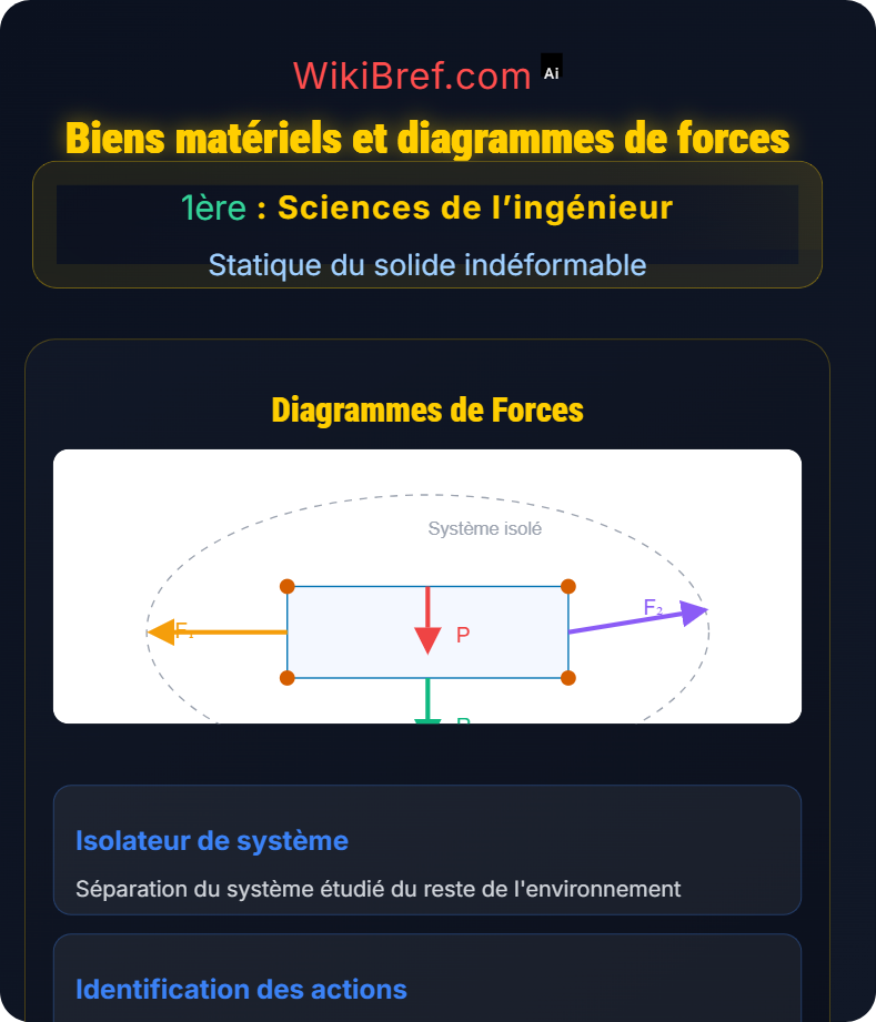 Modélisation des actions mécaniques Statique du solide indéformable