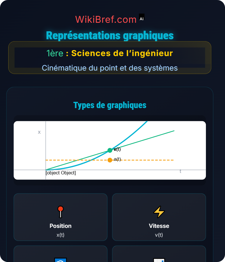 Notions de base de cinématique Cinématique du point et des systèmes