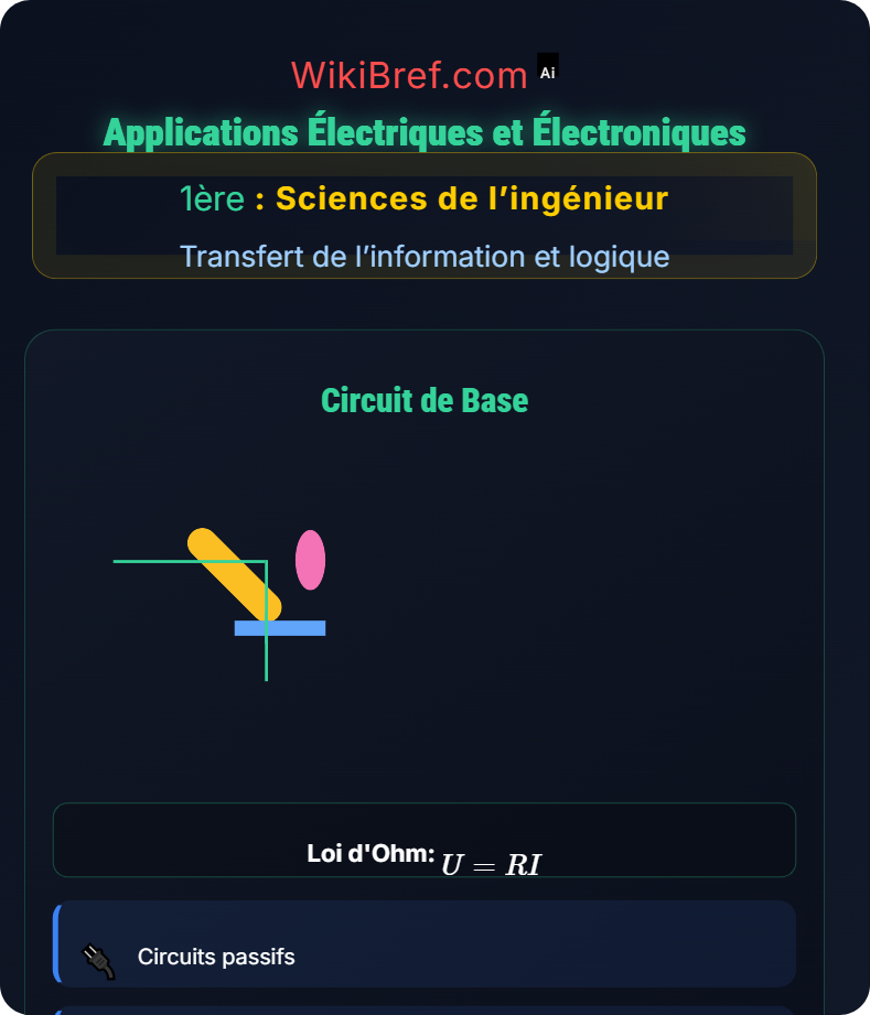 Signaux et transmission Transfert de l’information et logique