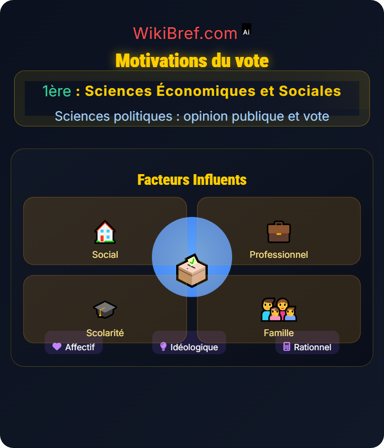 Voter : une affaire individuelle ou collective ? Sciences politiques : opinion publique et vote