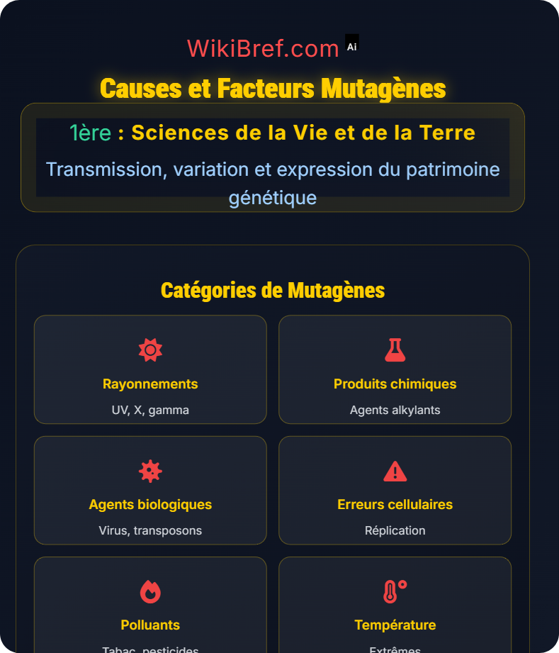 Mutations de l’ADN et variabilité génétique Transmission, variation et expression du patrimoine génétique