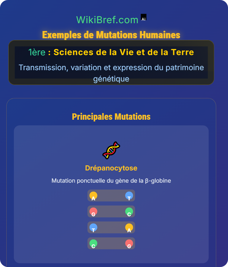 Mutations de l’ADN et variabilité génétique Transmission, variation et expression du patrimoine génétique