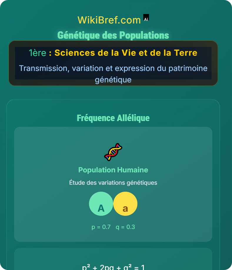 Histoire humaine lue dans les génomes Transmission, variation et expression du patrimoine génétique