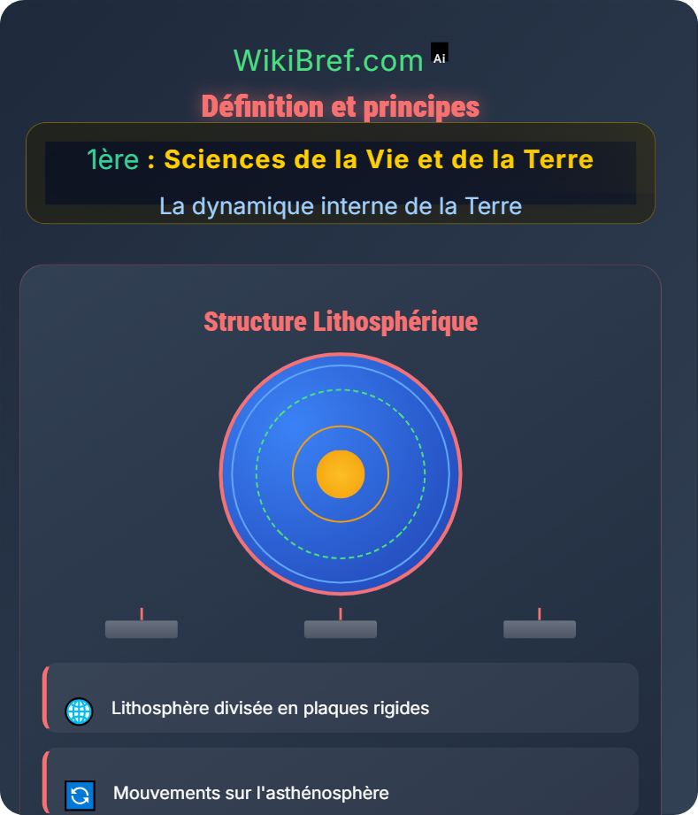 Tectonique des plaques La dynamique interne de la Terre