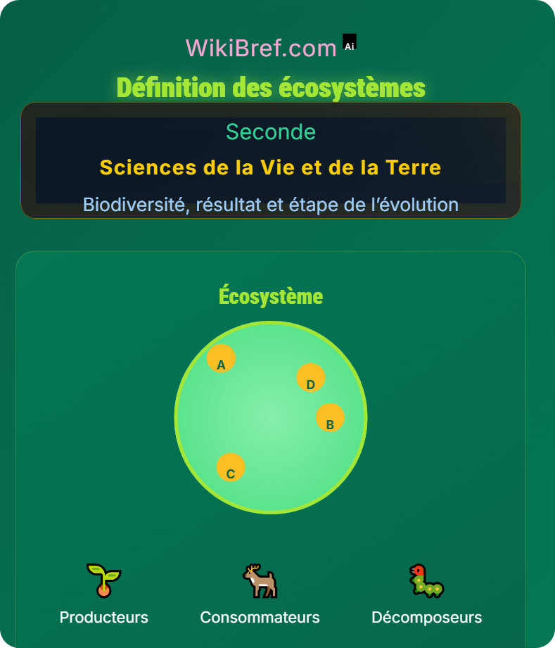 Biosphère et diversité des écosystèmes Biodiversité, résultat et étape de l’évolution