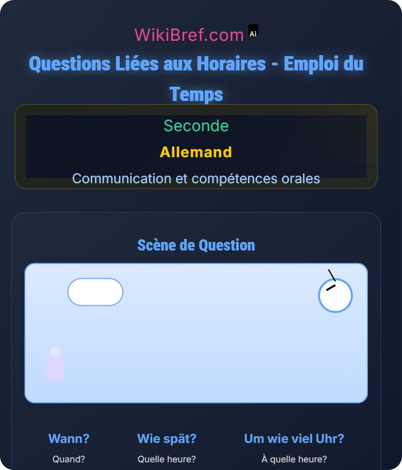 Parler de ses études et de son emploi du temps Communication et compétences orales