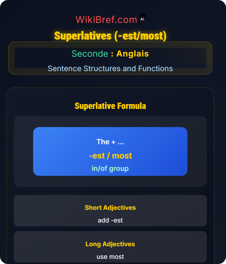 Comparative and Superlative Structures Sentence Structures and Functions