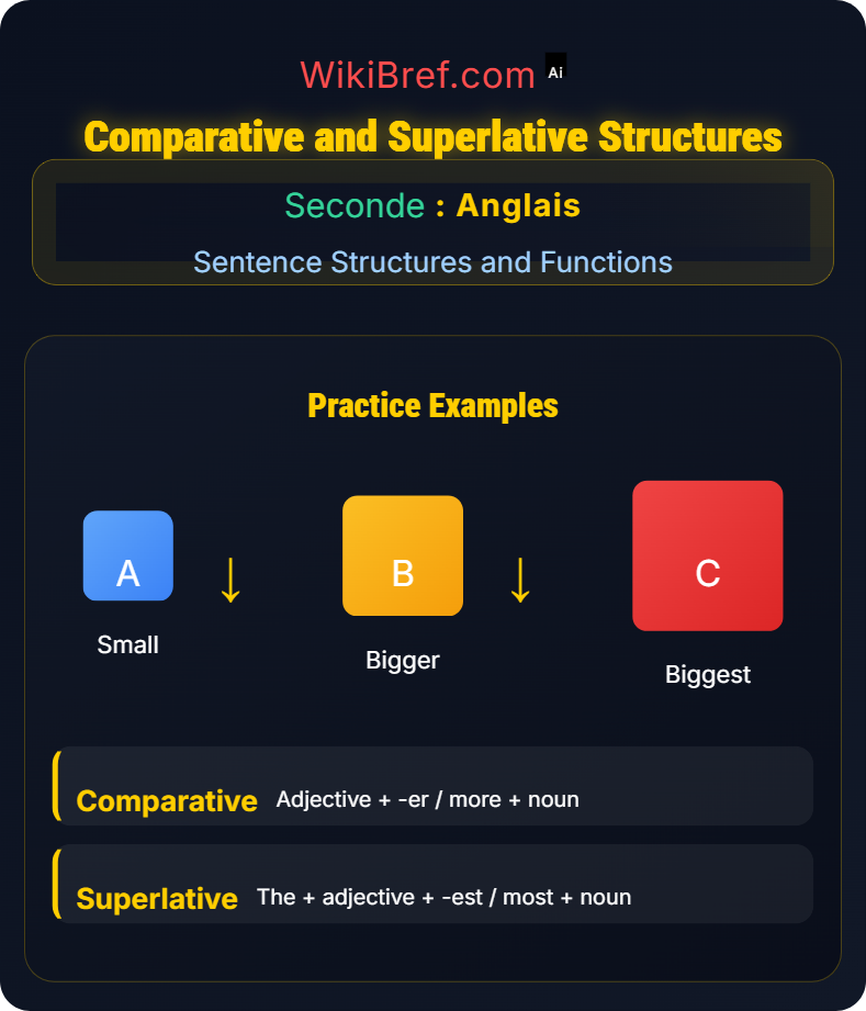Comparative and Superlative Structures Sentence Structures and Functions