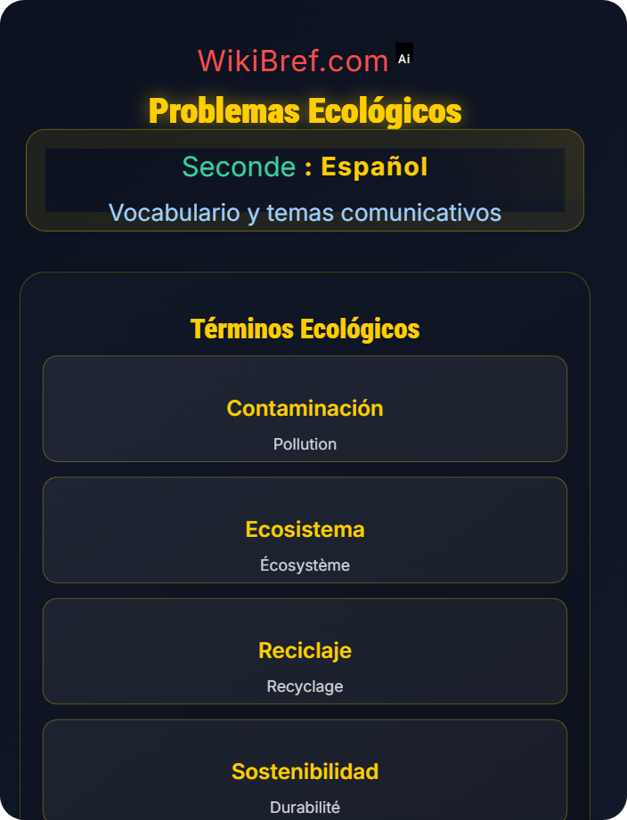 Problemas ecológicos Medio ambiente y sostenibilidad