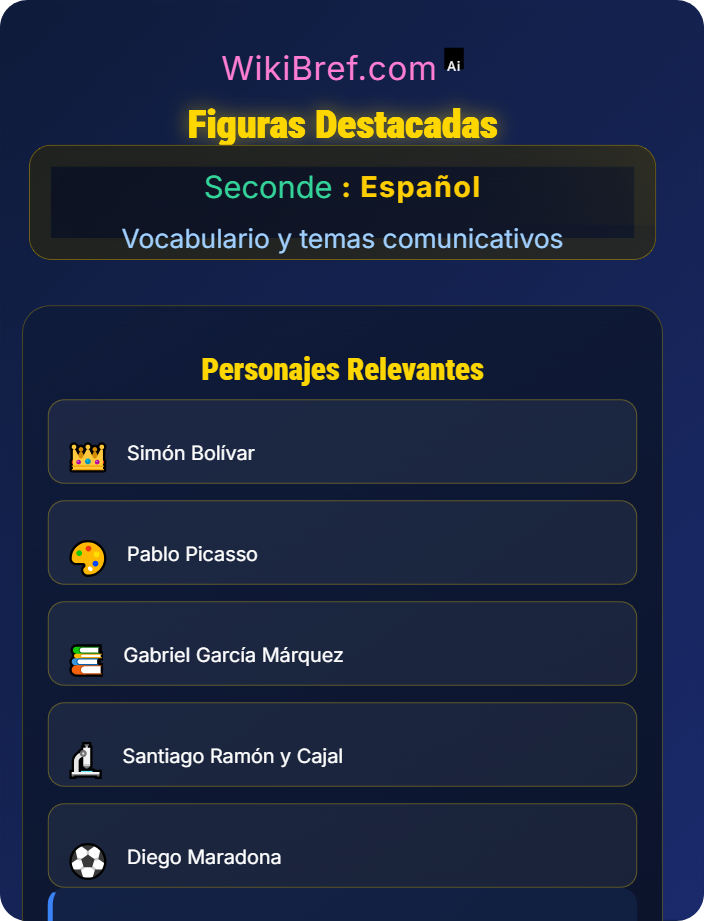 Figuras destacadas de países hispanohablantes Historia y acontecimientos