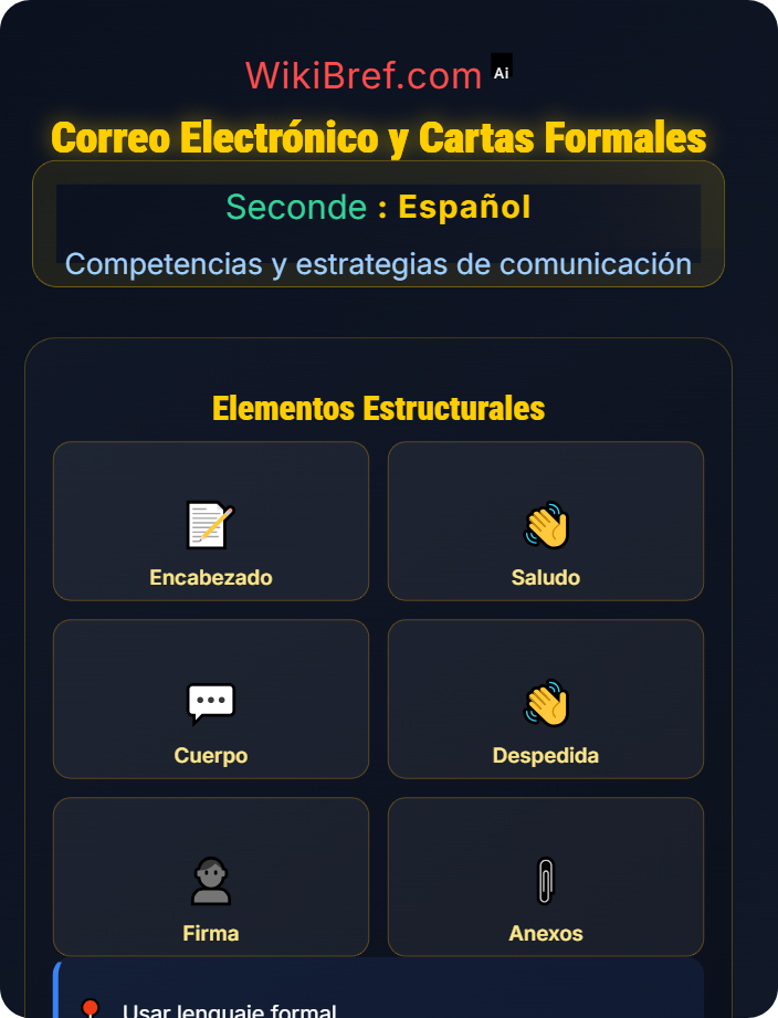 Correo electrónico y cartas formales Expresión oral y escrita