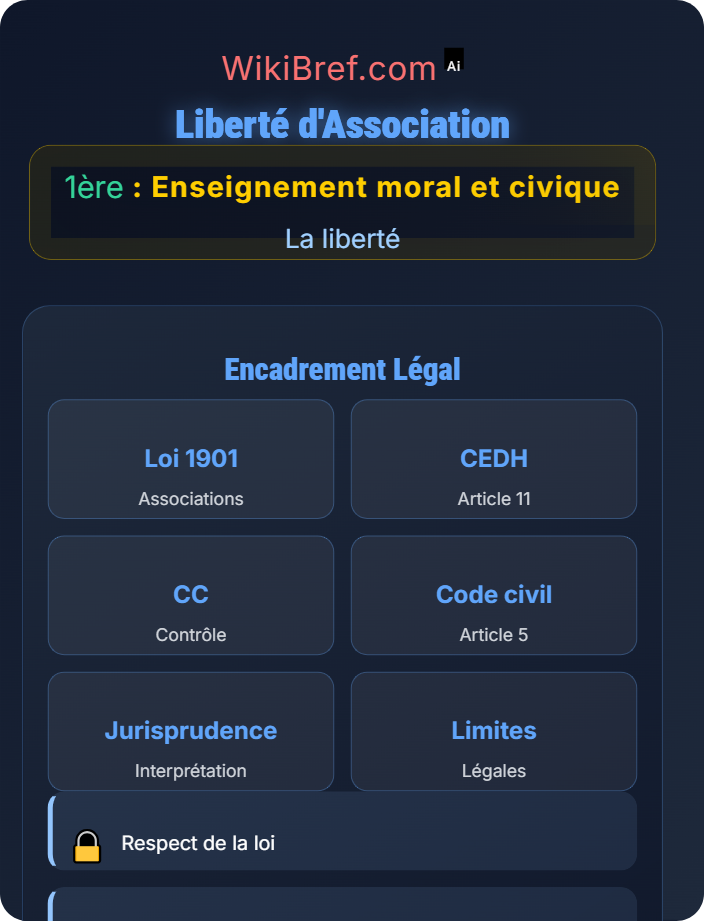 Liberté d’association Les libertés fondamentales